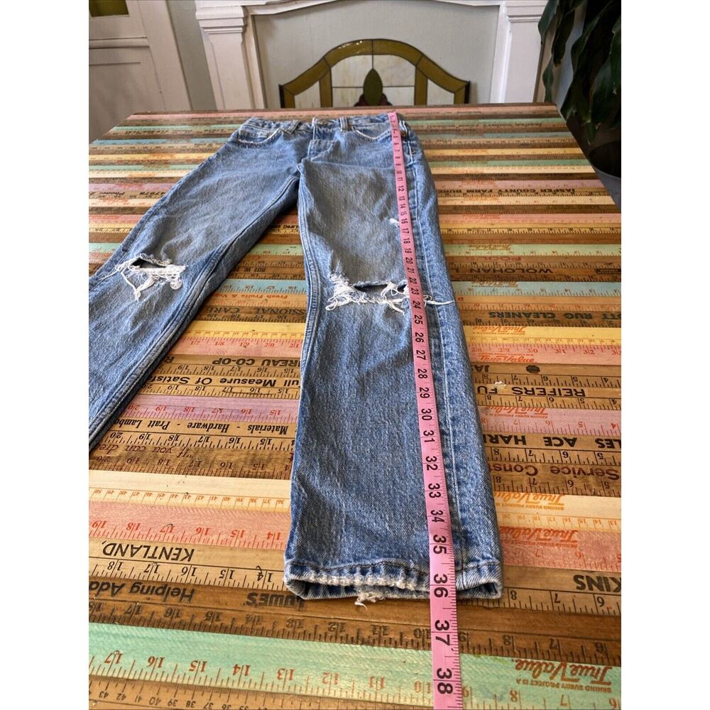 ZARA Pac Sun Women's 24 00 High Rise Jegging Distressed Lot of 2 Jeans Denim - Picture 12 of 14